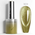 HEMA Free Gel Nail Polish 10ml - Long-Lasting Cat Eye & Glitter Varnish