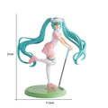 18cm Hatsune Miku Anime Action Figure Cheerleader Collectible Toy - PVC Model
