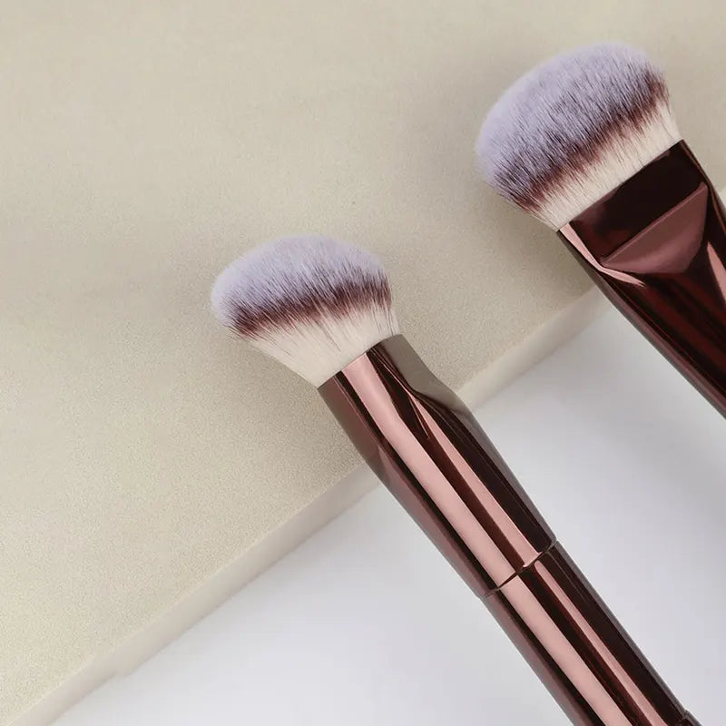 Double-Headed Makeup Brush Set for Foundation Blush BB Cream Portable Cosmetic Tool