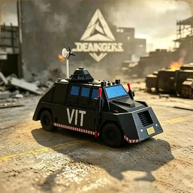 Delt Stor TIV2 Tornado Interceptor Vehicle Model - Movable & Liftable Toy Truck