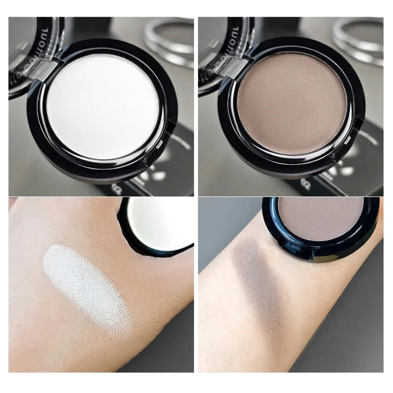 Matte Contour Palette for Natural Daily Makeup, Easy to Blend Face Powder for 3D Nose and Cheek Highlight and Shading
