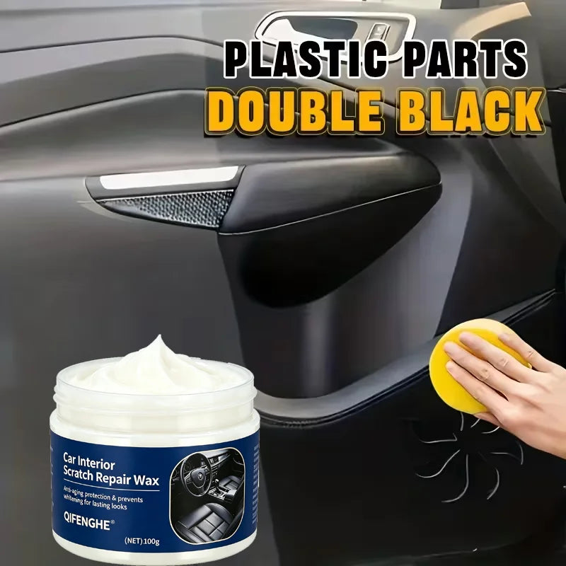 Car Interior Scratch Remover Wax - Leather Plastic Surface Care Agent
