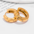 Elegant Zircon Hoop Earrings for Women in Gold, Silver & Rhodium Finishes