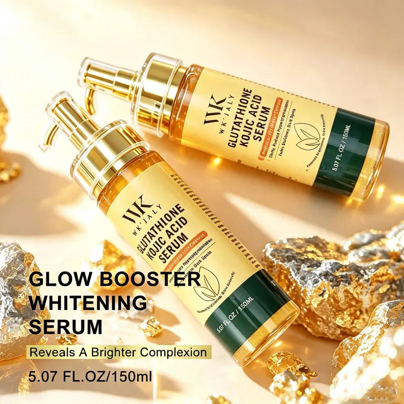 Whitening Serum for Face and Body with Hyaluronic Acid & Sunflower Oil - Anti Dark Spots, Brightening, 150ml