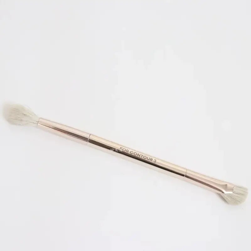 Dual-Ended Facial Nose Sculpting Brush for Blending and Blurring - Precision Makeup Tool