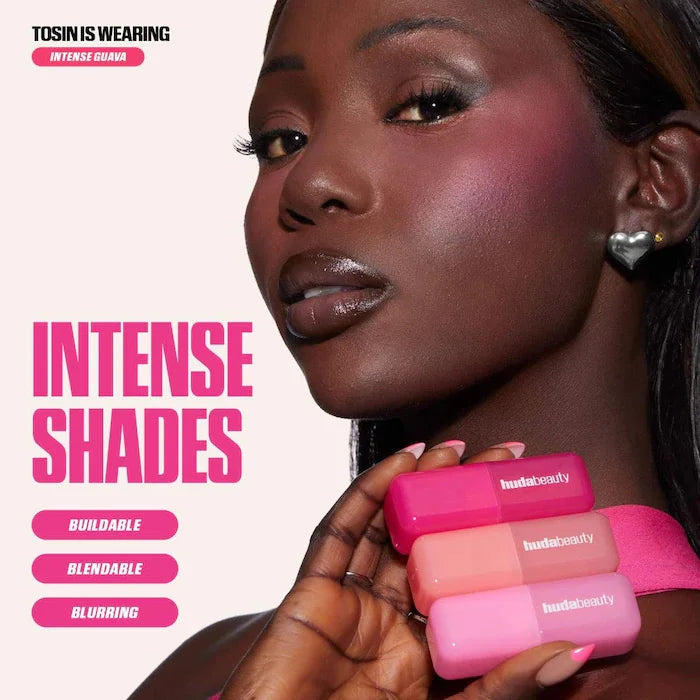 Liquid Blush with Micro-Pearls - Long Lasting Waterproof Cheek & Lip Color Set