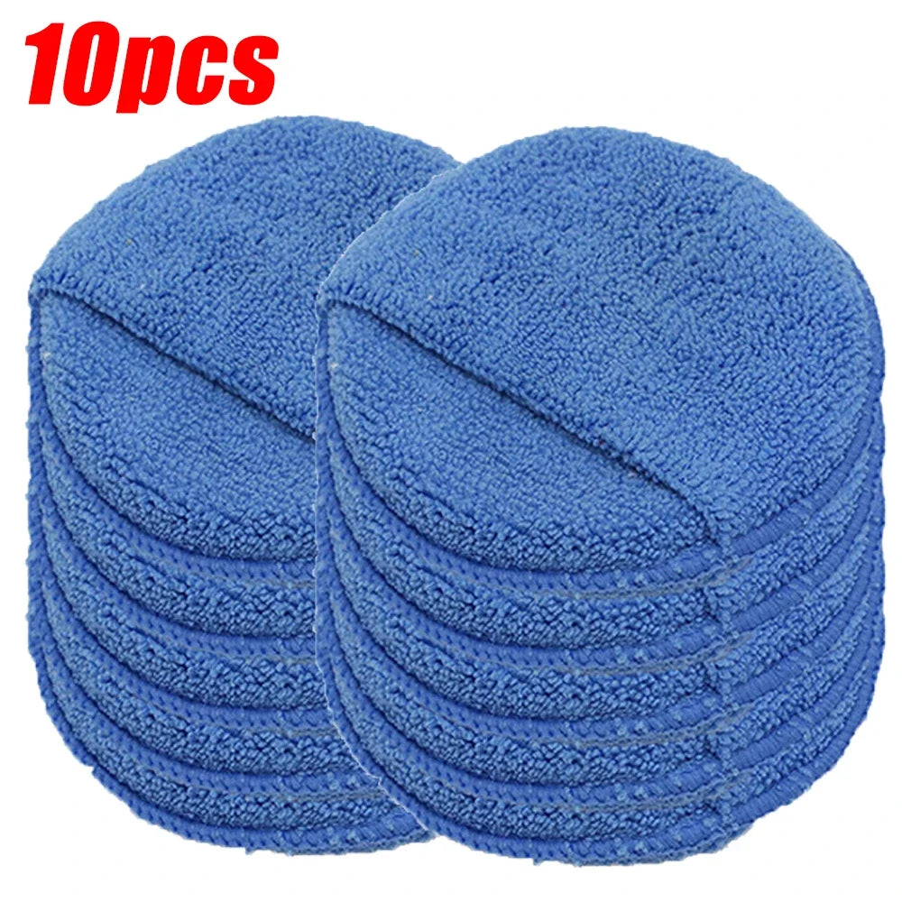 10 Pack Car Waxing Polish Sponges 5 Inch Microfiber Foam Pads for Detailing