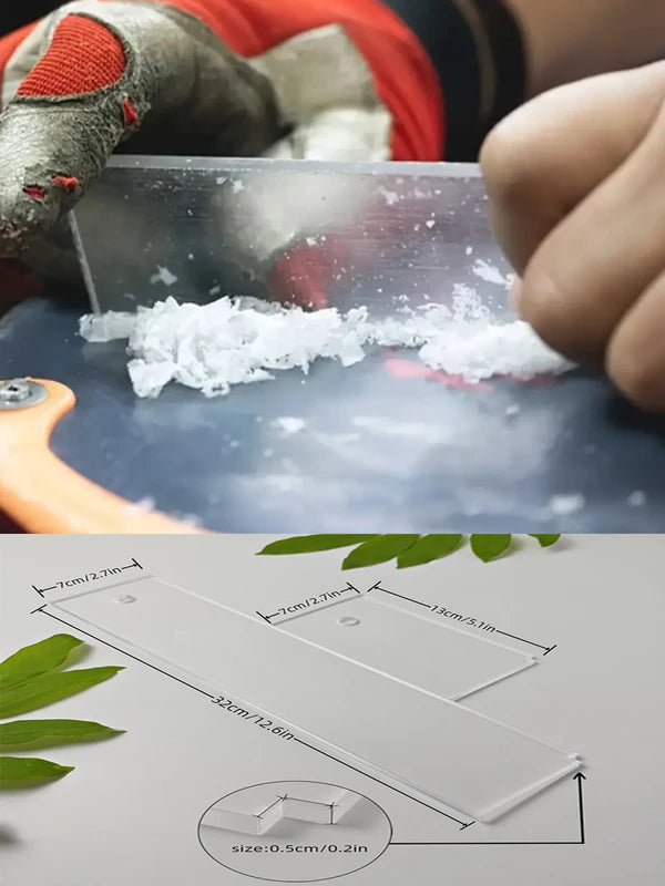 Snowboard Wax Scraper Double-Sided Maintenance Tool for Ski & Snowboard Tuning