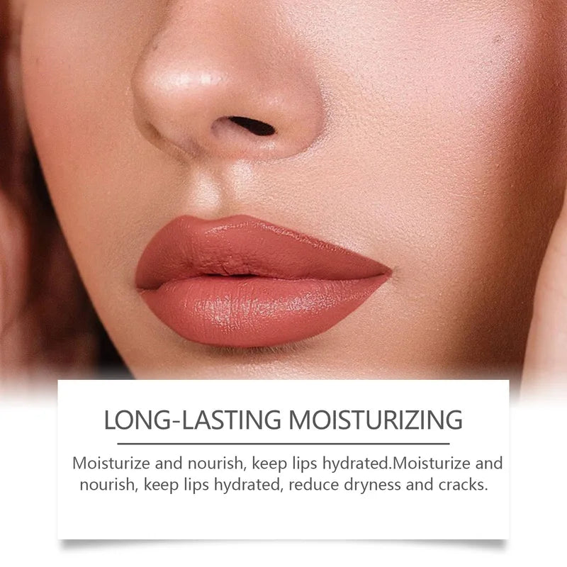 Waterproof Lip Liner Set - Peel Off Lip Stain with 3 Colors Long Lasting Matte Makeup