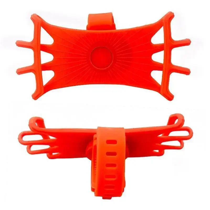 360 Rotatable Bicycle Motorcycle Phone Holder Silicone Support Mount for All Phones