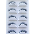 Bulk 10/50 Pairs False Mink Eyelashes Cross Natural Wispy Makeup Lashes