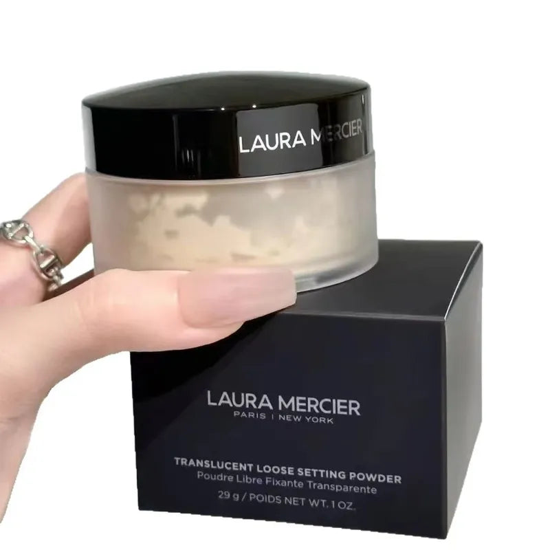 Long-Lasting Transparent Setting Powder with Oil Control - Lightweight Makeup Fixing