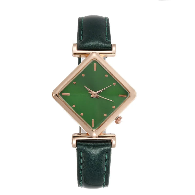 Women’s Quartz Wristwatch Leather Strap Ladies Watch Gift for Her