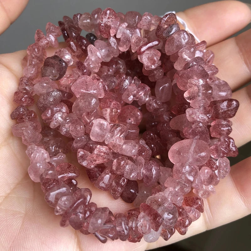 Natural Stone Irregular Amethyst Chips Beads for Jewelry Making - 16 Inch Loose Spacer Gravel