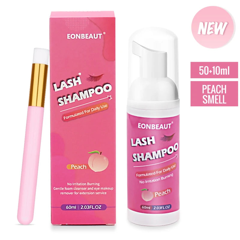 Eyelash Extension Glue 60ml Lash Adhesive for Professional Use - Peach Scent
