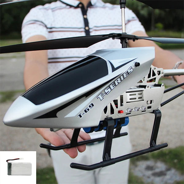 Large RC Helicopter with Remote Control 80cm Outdoor Drone Toy for Kids