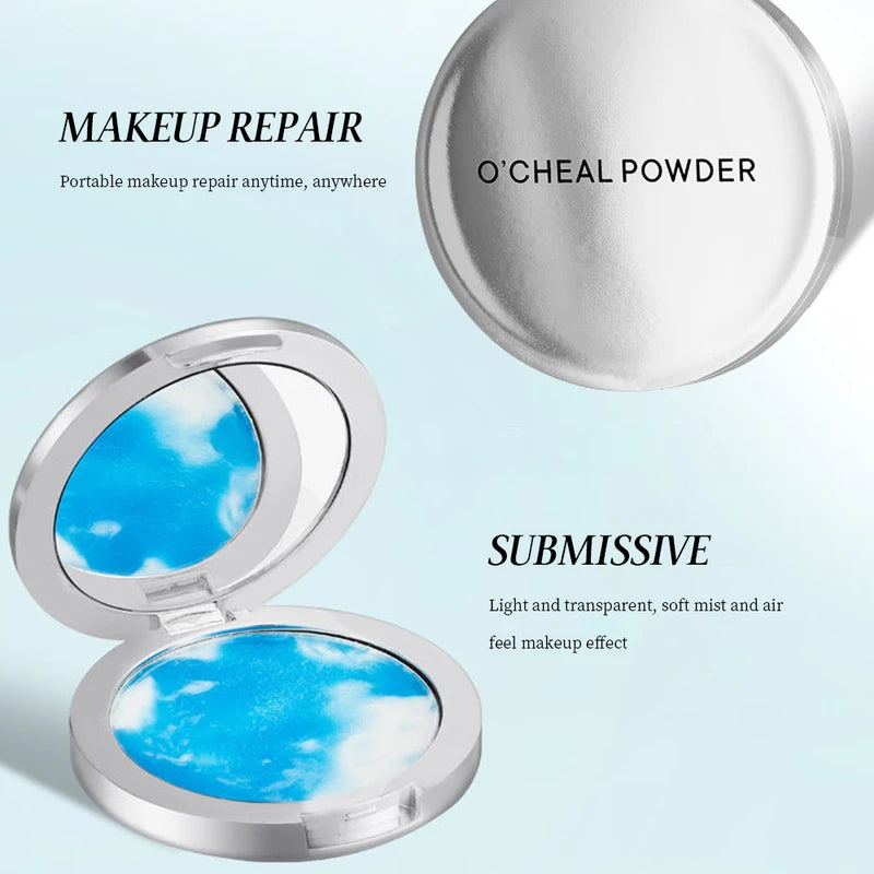 Matte Setting Powder for Long-Lasting Makeup Touch-Ups - Brightening & Anti-Fade Loose Powder