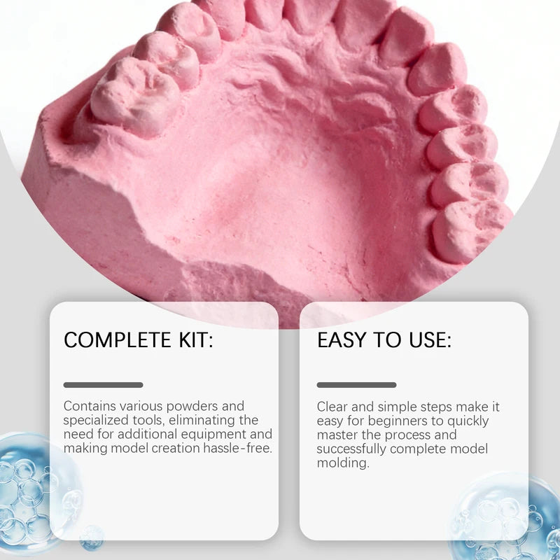 Dental Mold Kit Teeth Impression and Model Making Set - DIY Oral Care Tool