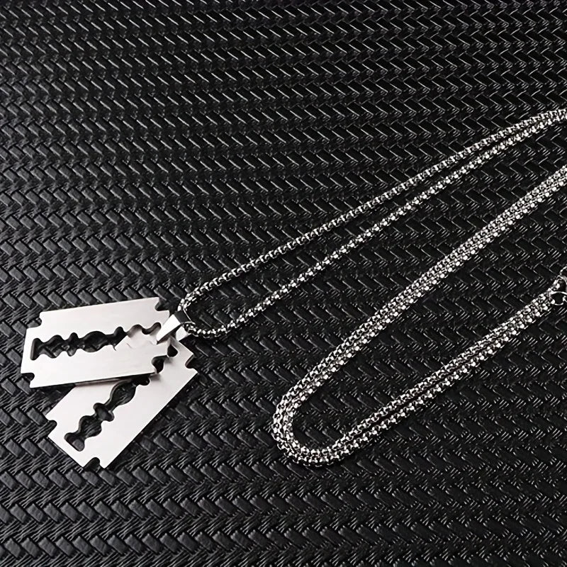 Titanium Steel Personalized Pendant Necklace Hip-Hop Punk Trend Chain for Party & Gifting