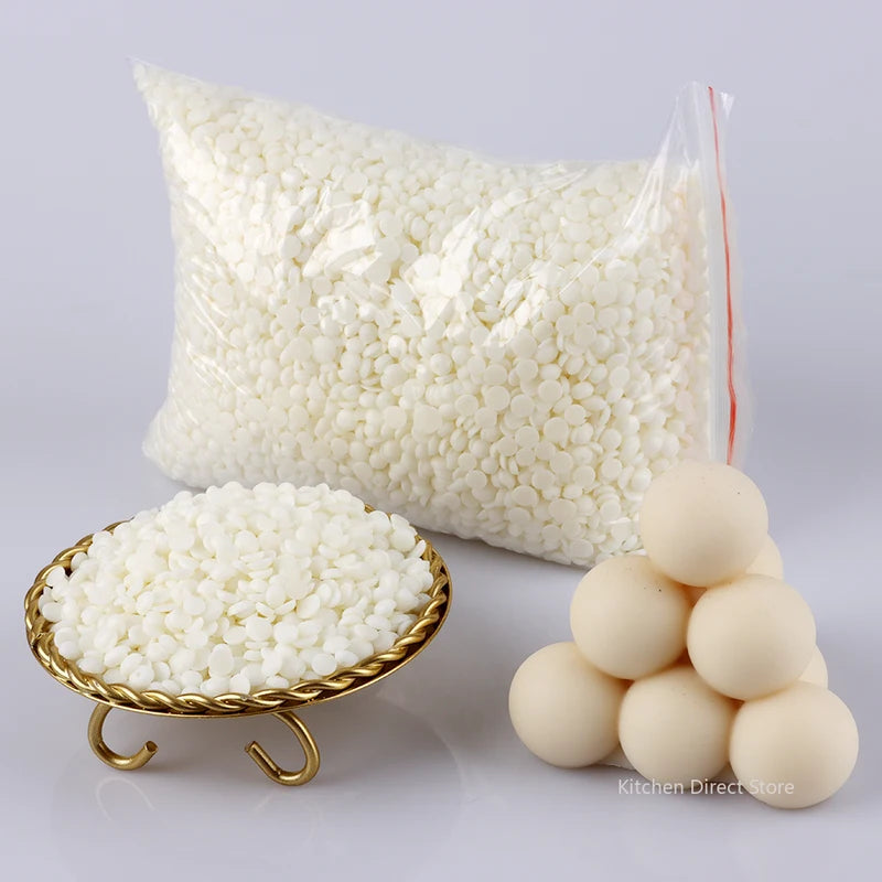 Natural Soy Wax for Candle Making - 500g or 1Kg, Unscented, Eco-Friendly Raw Material