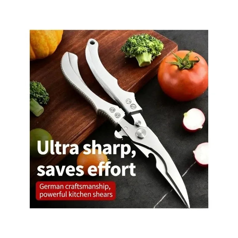 Multipurpose Kitchen Scissors - Ultra Sharp Stainless Steel Chicken Fish Scissors