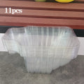 10-Pack Transparent Paint Buckets - Eco-Friendly No Residue Paint Application