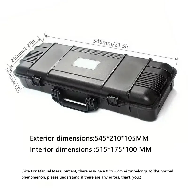 Waterproof Hard Carry Case with Foam Insert for Tools & Equipment - Impact Resistant Organizer