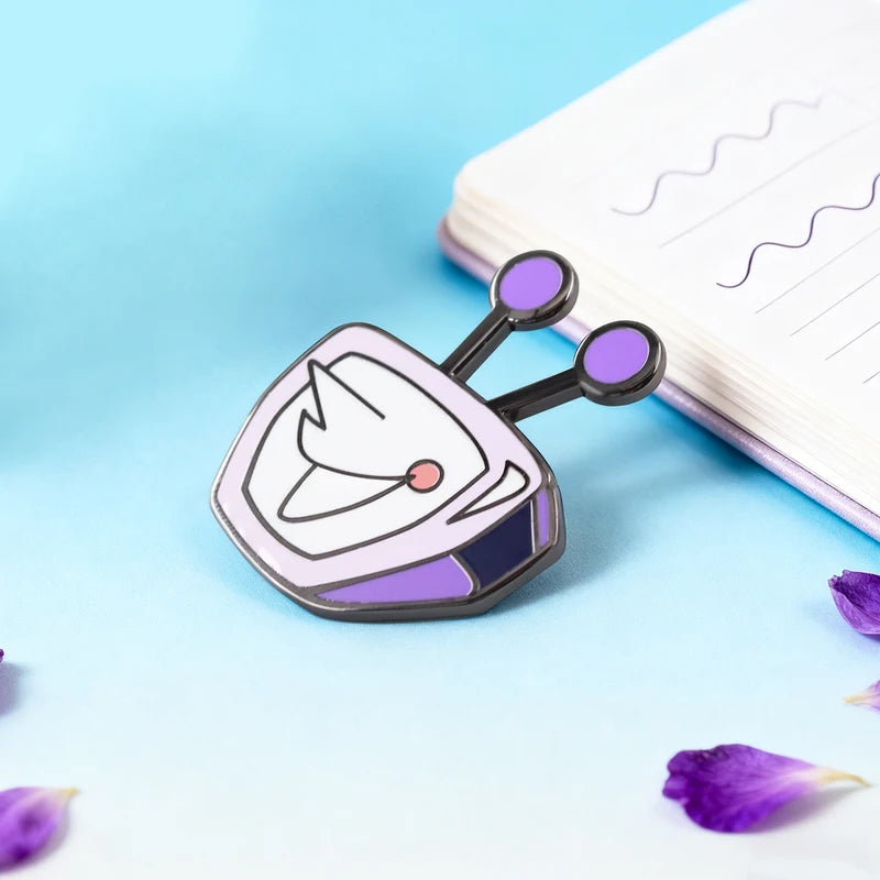 Anime Deltarune Metal Badge Brooch - Cute Cartoon TV Role-Playing Game Accessory