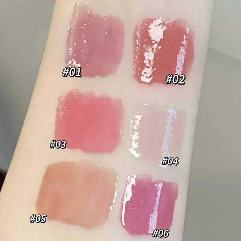 Moisturizing Watery Lip Gloss - Long-lasting Tender Lip Balm in Various Colors