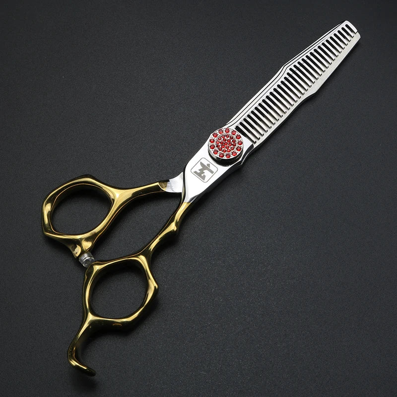 6-Inch Hair Cutting & Thinning Scissors - Professional Salon Hairdresser Shears