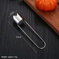 Portable Stainless Steel Fruit Core Remover for Pears and Apples - Sharp Serrated Cutter