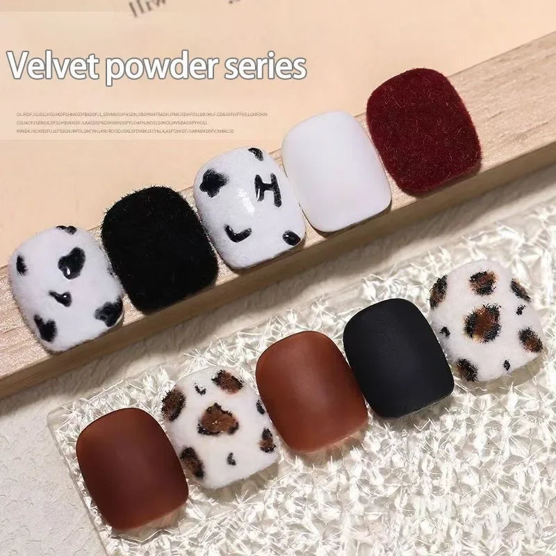 Colorful Glitter Dust Nail Powder for Manicure DIY UV Gel Art - 7 Colors