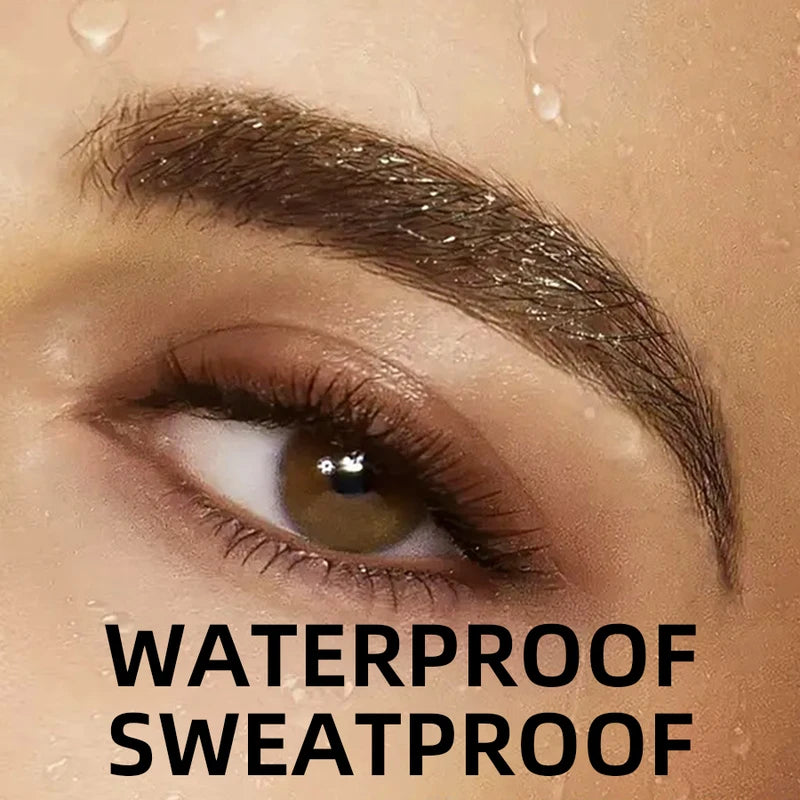 Waterproof Eyebrow Powder Palette with Brush - Long-lasting Eye Makeup, Multiple Colors