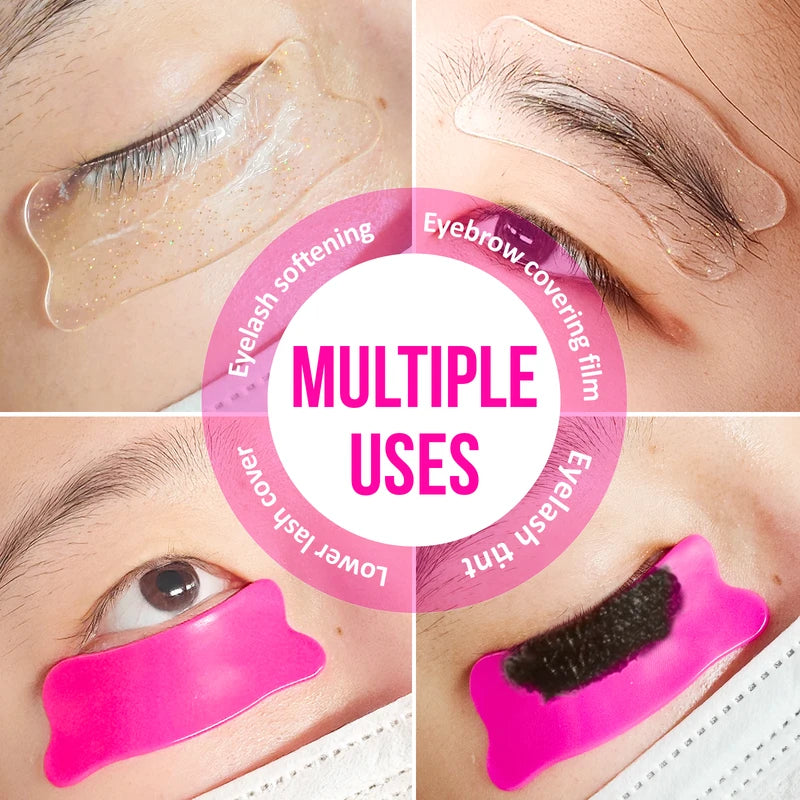 Reusable Silicone Eyelash Pad for Lash Extension - Bear Shaped Eye Makeup Tool