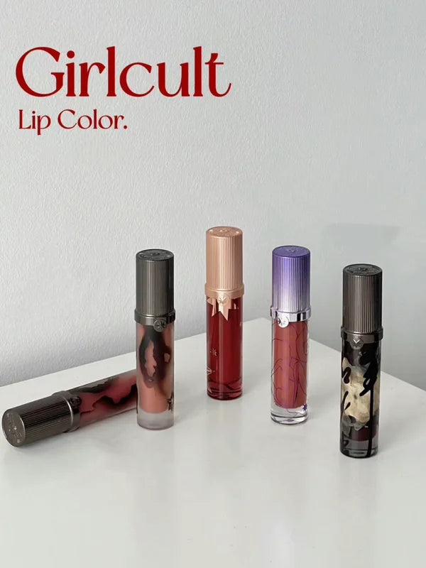 Matte Lip Cream with Shimmer and Glitter - Velvet Nude Lip Base 3.5g