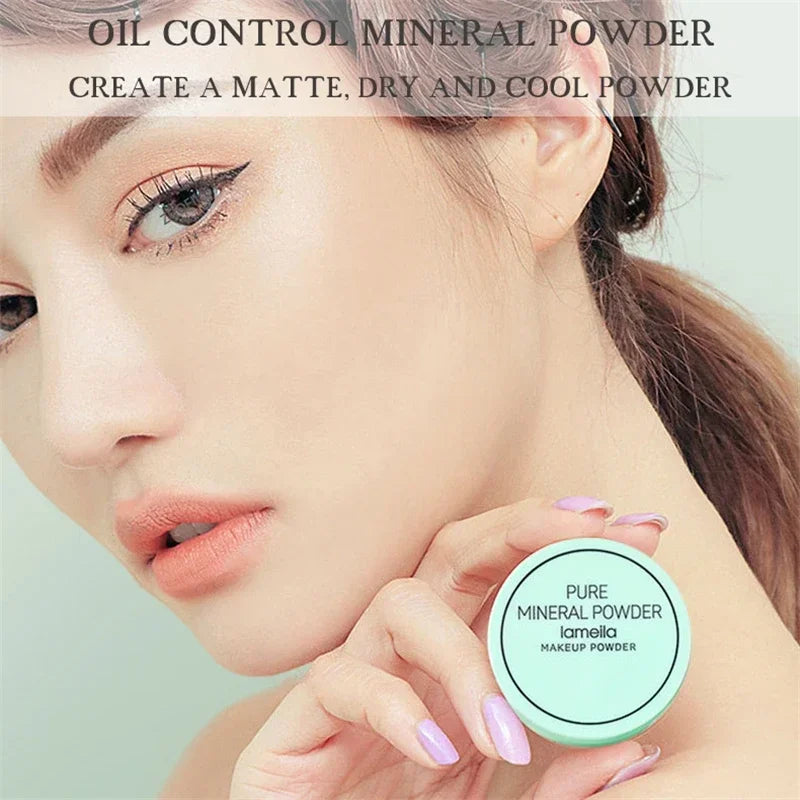 Loose Face Powder - Oil-Control, Waterproof, Matte Finish, Sets Makeup - Multiple Colors