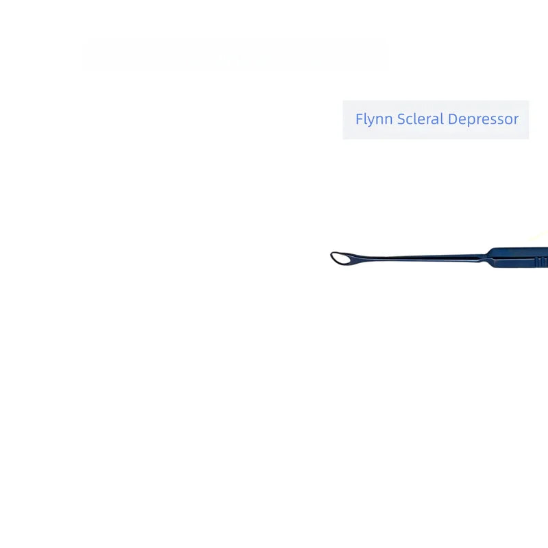 Stainless Steel Ophthalmic Scleral Depressor for Eye Surgery - Pediatric Use