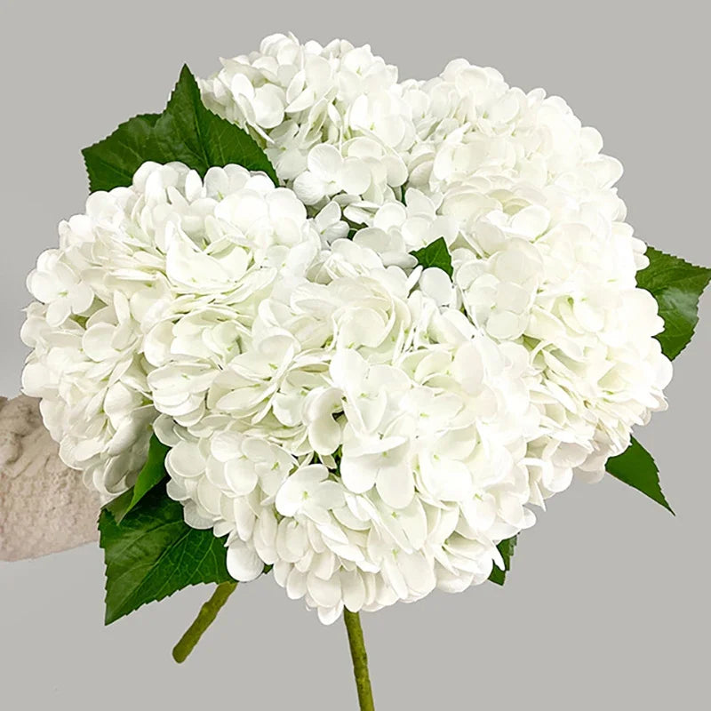 Large Real Touch Hydrangea Artificial Flowers for Wedding & Home Decor