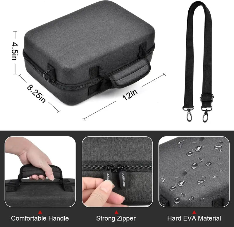 Wireless Microphone Storage Case for Karaoke Microphone System - Large Capacity