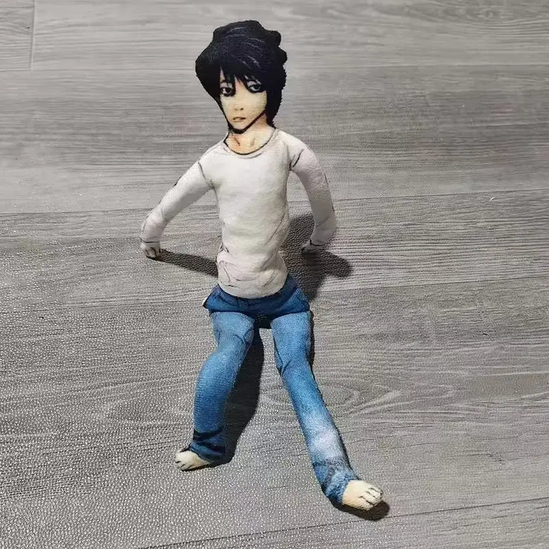 Anime Death Note L L Lawliet Plush Doll - Cosplay Soft Toy for Room Decor