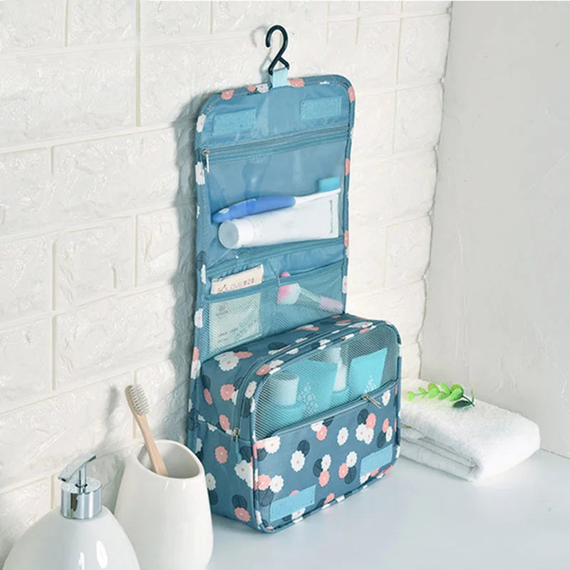 Multifunctional Travel Hook Wash Bag Waterproof Toiletry Organizer Ladies Bathroom Storage