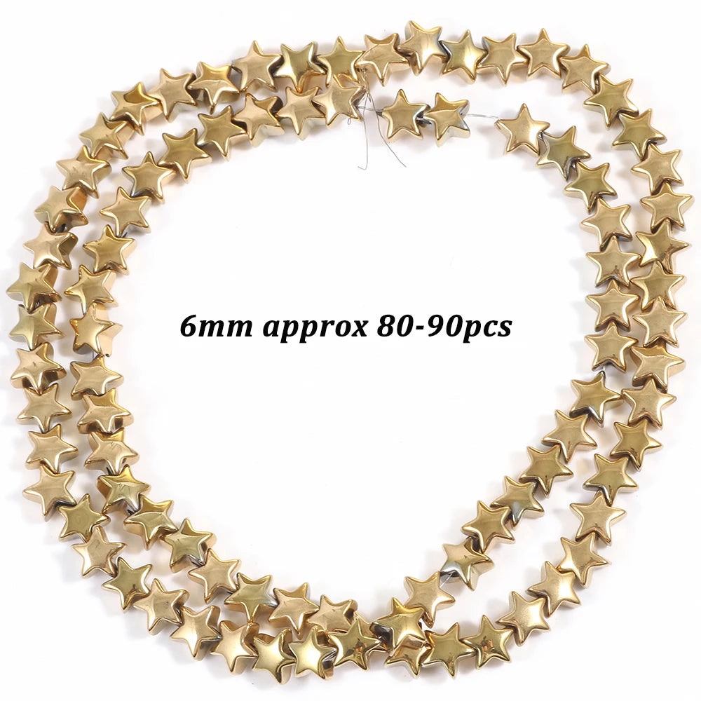 Natural Stone AAA+ Hematite Spacer Beads for Jewelry Making 15''