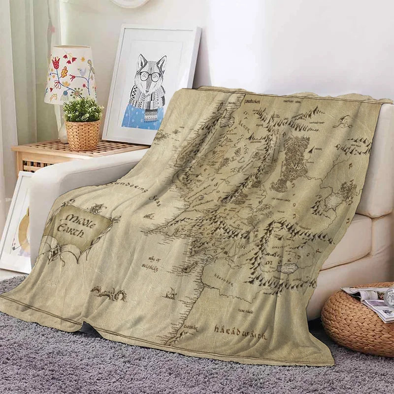Warm Skin-Friendly Blanket for All Seasons - Family & Office Use