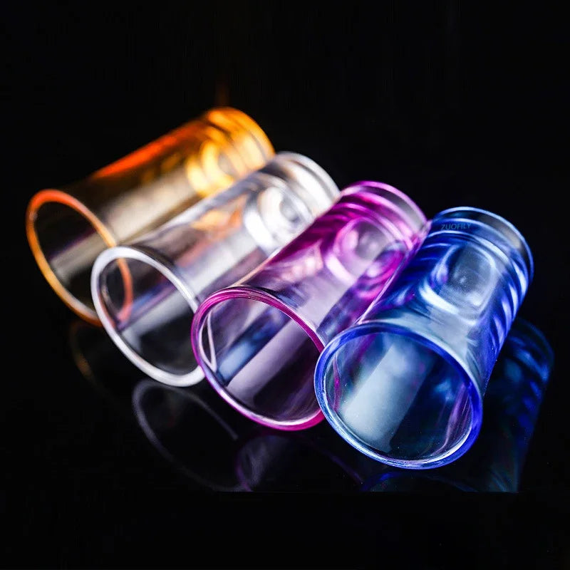 6pcs Plastic Shot Glasses for Spirits & Cocktail Party Bar Wedding Drinkware