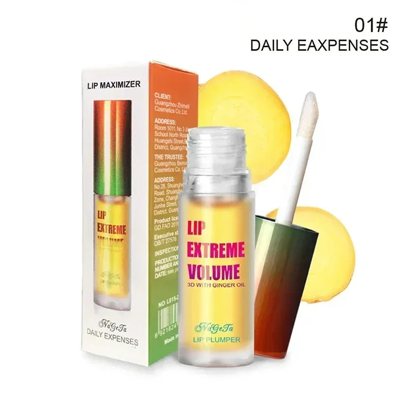 Lip Plumper Oil Serum for Hydrated, Voluminous Lips - Long-Lasting & Repairing