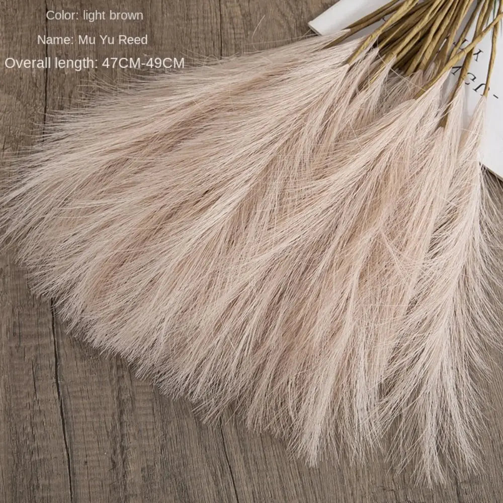 Artificial Pampas Grass for Home & Wedding Decor - Fake Flowers & Plants