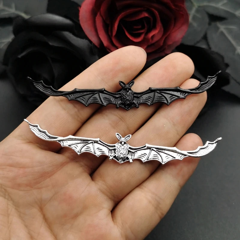 5 Pieces Gothic Vampire Bat Pendant Halloween Craft Accessories