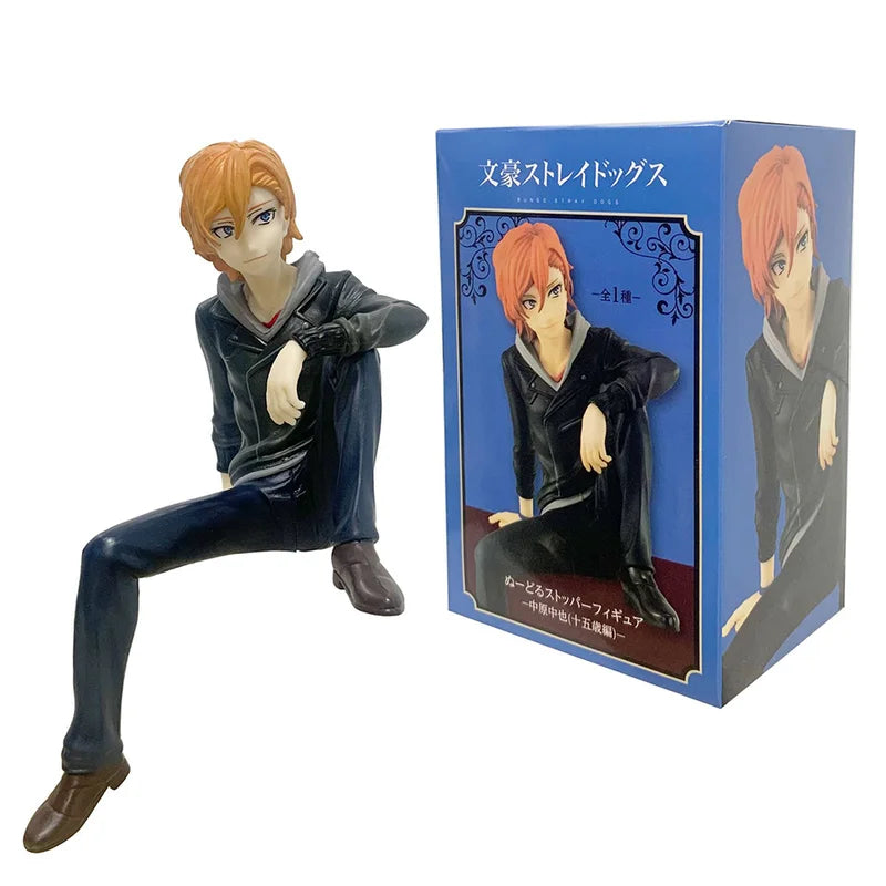 Anime Action Figure PVC Model - Dazai, Nakahara, Chuya Sitting Pose | 8-13cm