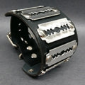 Halloween Punk Gothic PU Leather Bracelet Party Costume Accessory
