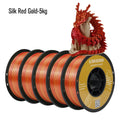 Dual-Color Silk PLA 3D Printer Filament 1.75mm for FDM 3D Printing - 11/22 lbs